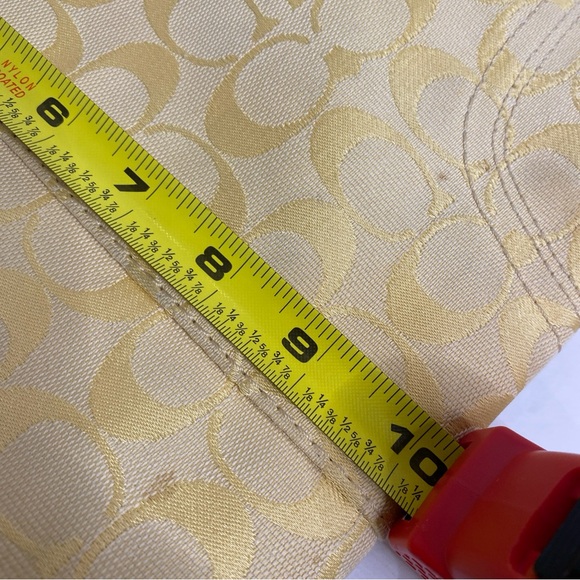 Coach yellow signature tote bag - Picture 13 of 15